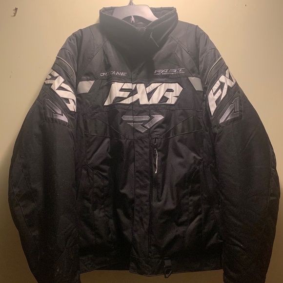 FXR Other - FXR Octane Black and White Snowmobile Jacket Size